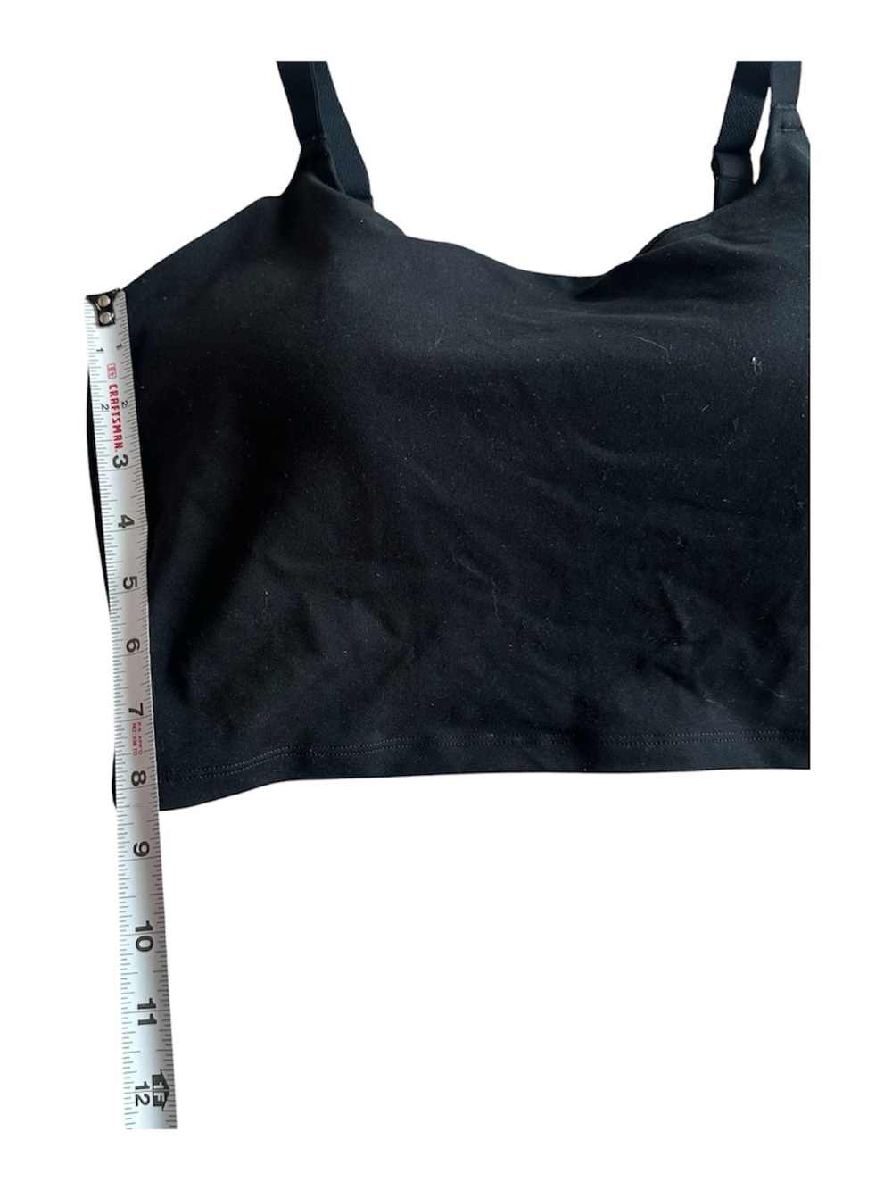 Audén Black Longline Padded Sports Bra Bralette XL Activewear Lounge - Picture 3 of 6